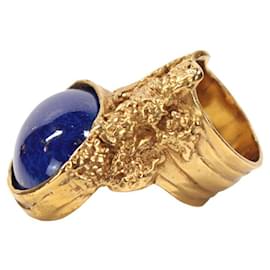 Saint Laurent-Rings-Blue,Gold hardware