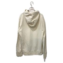 Gucci-***GUCCI  Vintage processed old logo print hoodie-Beige
