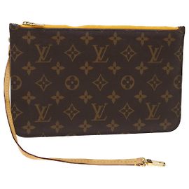 LOUIS VUITTON Monogram Neverfull MM Pouch Accessory Pouch Mimosa LV Auth ep1100 Other Monogram