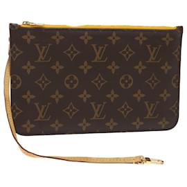 Louis Vuitton-LOUIS VUITTON Monogramm Neverfull MM Beutel Zubehörbeutel Mimosa LV Auth ep1100-Andere,Monogramm