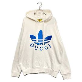 *** Moletom com logotipo GUCCI x adidas Branco