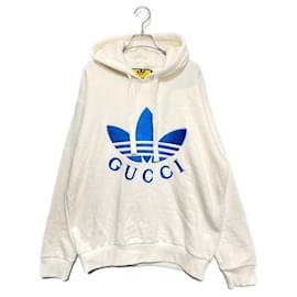 Gucci-***GUCCI x adidas  logo hoodie-White