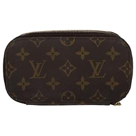 Louis Vuitton-LOUIS VUITTON Pennello Trousse con monogramma PM Astuccio per cosmetici M47510 LV Aut 47866-Monogramma