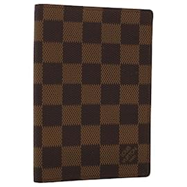 Louis Vuitton-LOUIS VUITTON Damier Ebene Couvel Tulle Passopole Passport Case N60188 LV ki3146-Other