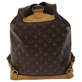 Louis Vuitton-LOUIS VUITTON Monogram Montsouris GM Backpack M51135 LV Auth 46834-Monogram
