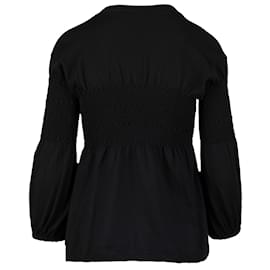 Autre Marque-Terre Alte V-neck Sweater Top-Black