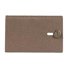 Furla-Furla Leather Card Holder-Beige