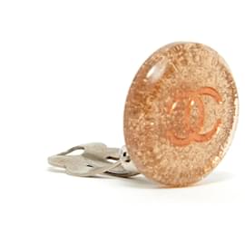 Chanel-clips de brillo de champán-Dorado