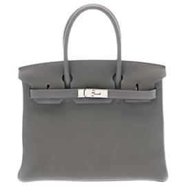 Hermès-Hermès Birkin 30-Grey