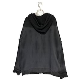 Gucci-***GUCCI  GG print zip hoodie-Grey