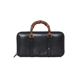 Cartera Gucci De Bambú Negro