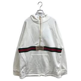 Gucci-***GUCCI × DISNEY (Gucci Disney)  half zip pullover hoodie-White