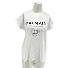 Balmain-BALMAIN  Tops T.fr 38 cotton-White