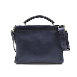 Fendi-Selleria Peekaboo Mini Business Bag 7VA422-Blue