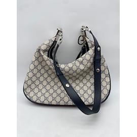 Gucci-GUCCI  Handbags T.  cloth-Grey