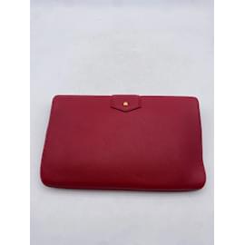 Louis Vuitton-LOUIS VUITTON  Clutch bags T.  leather-Red