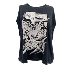 Céline-CELINE  T-shirts T.International M Cotton-Black