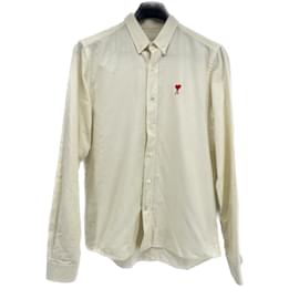 Ami-Camicie AMI T.Unione Europea (tour de cou / collare) 40 cotton-Giallo