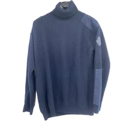 Moncler-MONCLER  Knitwear & sweatshirts T.International M Wool-Navy blue