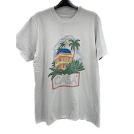 Casablanca-CASABLANCA  T-shirts T.International M Cotton-White