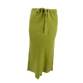 Faithfull the Brand-FAITHFULL THE BRAND  Skirts T.International S Linen-Green