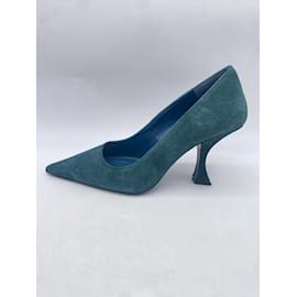 Autre Marque-BY FAR  Heels T.EU 38 Suede-Blue