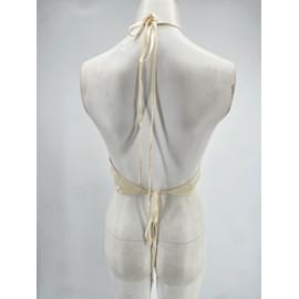 Anine Bing-ANINE BING  Tops T.International S Silk-Beige