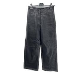 Totême-TOTEME  Trousers T.fr 34 leather-Black