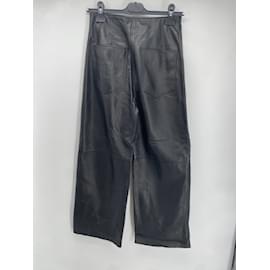 Totême-TOTEME  Trousers T.fr 34 leather-Black