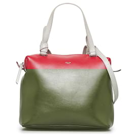 Céline-Celine Red Small Soft Cube Bag-Red,Other