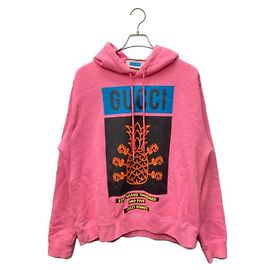 ***GUCCI Kapuzenpullover mit Ananas-Print Pink