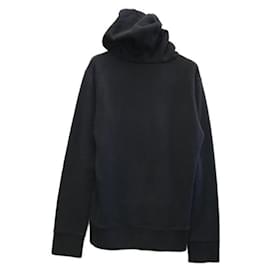 Gucci-***GUCCI  Vintage processed old logo print sweatshirt hoodie-Black