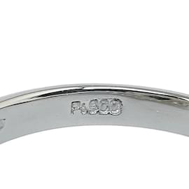 & Other Stories-Platinum Diamond Ring-Silvery