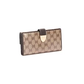 Gucci-GG Crystal Signoria Continental Wallet 231837-Brown