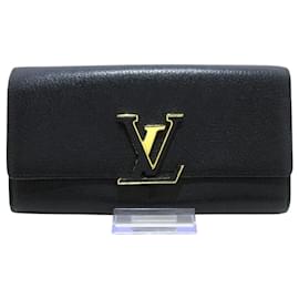 Louis Vuitton-Louis Vuitton Portefeuille capucines-Black