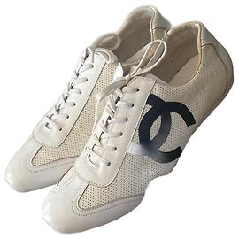 Chanel CC Golf-Sneaker Weiß