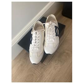 Chanel-Chanel CC Golf sneakers-White