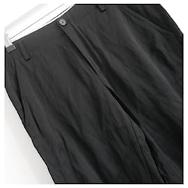 Forte Forte-Forte_Forte black crinkle trousers-Black