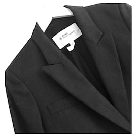 Isabel Marant Etoile-Isabel Marant Etoile Grey Wool Blazer Jacket-Dark grey