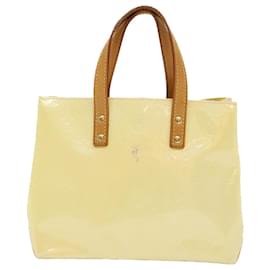 Louis Vuitton-LOUIS VUITTON Monogram Vernis Reade PM Hand Bag Perle M91336 LV Auth 47983-Other