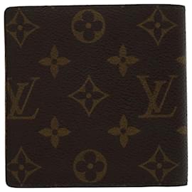 Louis Vuitton-LOUIS VUITTON Monogram Portefeuille Marco Portafoglio Bifold M61675 LV Aut 47703-Monogramma