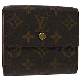 Louis Vuitton-LOUIS VUITTON Monogram Portefeuille Elise Wallet M61654 LV Auth 47075-Monogram