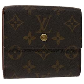 Louis Vuitton-LOUIS VUITTON Monogram Portefeuille Elise Geldbörse M61654 LV Auth 47075-Monogramm