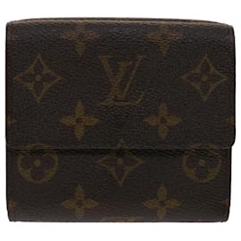 Louis Vuitton-LOUIS VUITTON Monogram Portefeuille Elise Wallet M61654 LV Auth 47075-Monogram