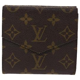 Louis Vuitton-LOUIS VUITTON Monogram Porte Monnaie Bier Cartes Crdit Wallet M61652 LV 46121-Monogram