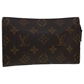 Louis Vuitton-Estuche LOUIS VUITTON Monogram Bucket PM Estuche para accesorios LV Auth ep1021-Monograma