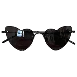 Saint Laurent-SAINT LAURENT Occhiali da sole T.  metallo-Nero