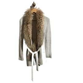 Yves Salomon-YVES SALOMON  Jackets T.International S Fur-Beige