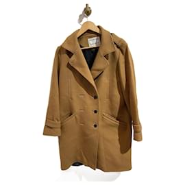 VALENTINE GAUTHIER Coats T.FR 38 Wool Camel