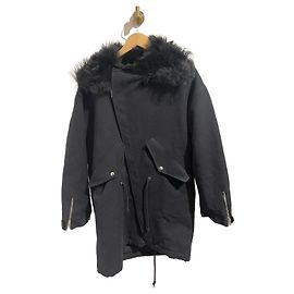 IRO Coats T.International XS Cotton Black
